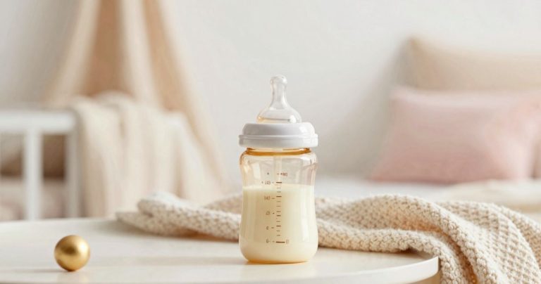 température du biberon: tiède pour le confort bébé
